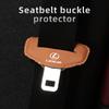 Car Seat Belt Buckle Protector Cover Anti-Scratch Mat Accessories For Lexus IS250 IS200 CT200h GS300 LS430 RX450h LX570 IS300