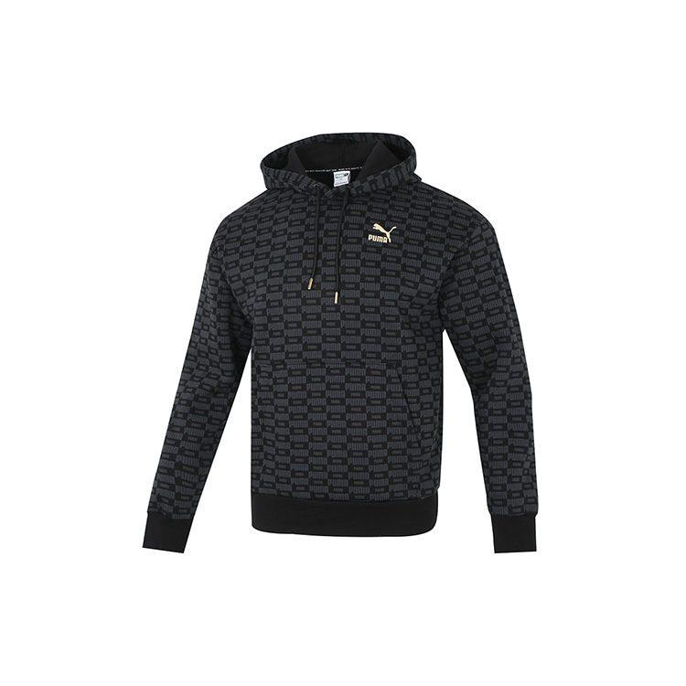 PUMA Sweatshirts Men's Black Hooded Moderate Regular 534409-01