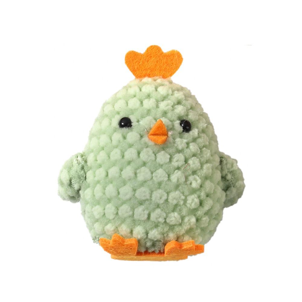 Party Decoration Cute Crochet Chick Pendant Handmade Colorful Chick Funny Animal Pendant Office Decor