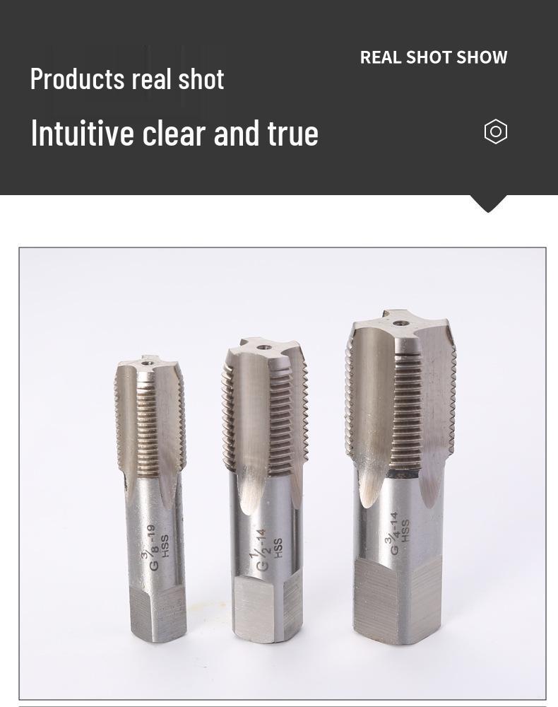 Высокоскоростная сталь GZGNPT Резьбовой метчик для ремонта водопроводных труб со сломанной резьбой 65424241