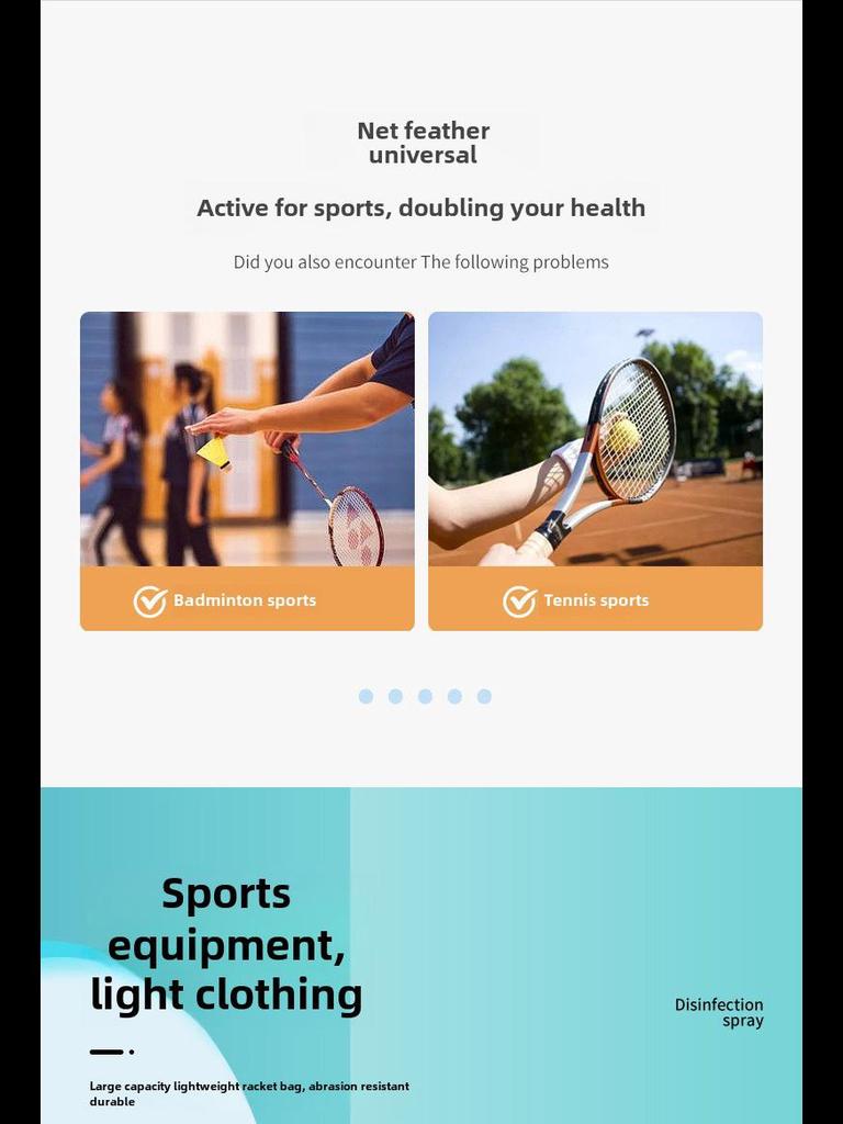 Премиальная водонепроницаемая сумка для спортивных ракеток: Вместительный рюкзак на одно плечо в корейском стиле для бадминтона и тенниса