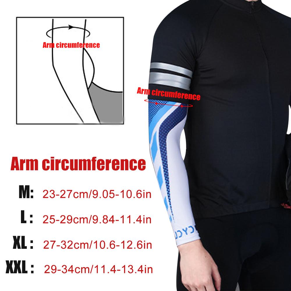 1 пара охлаждающих нарукавников для мужчин и женщин, спортивные рукава с защитой от ультрафиолета для бега, езды на велосипеде, баскетбола, футбола, волейбола