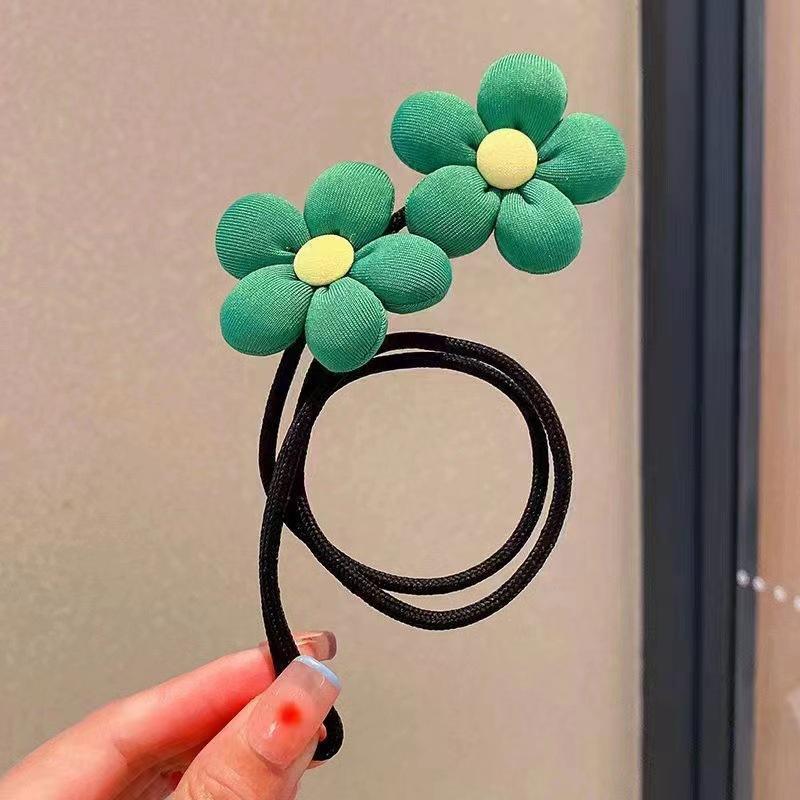 Charm Flower Children's Non-Scraping Ideal Tool Hair Flower Headpiece Hair Braid Maker 1 PC for Girls to Tie Their Hair Up Little Girl Hairpin Styler