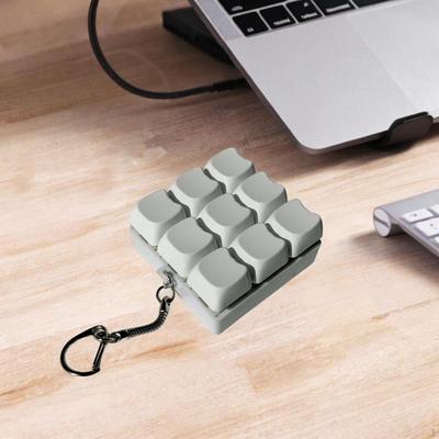 Fidget Clicker Игрушка Клавиатура Кнопка Декомпрессии Веселые Подарки Многофункциональный Брелок