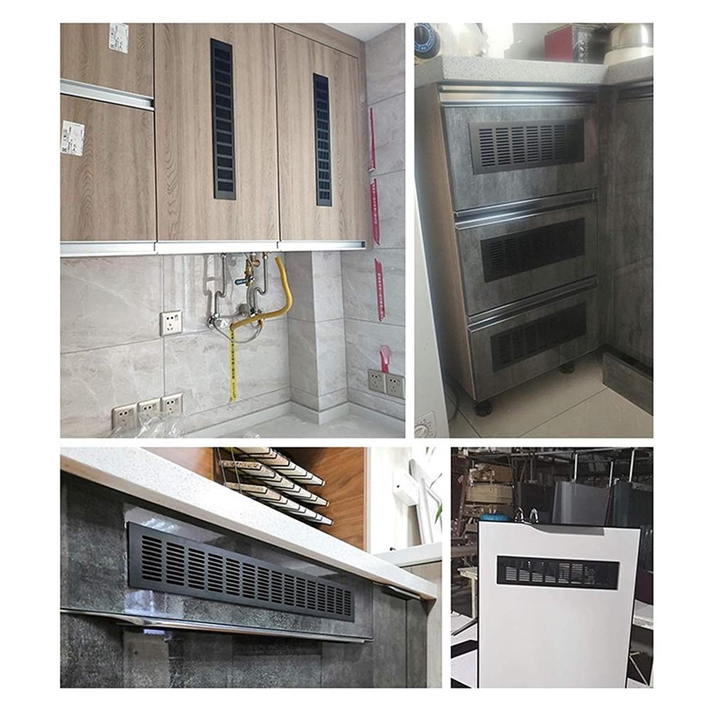 Решетка для вентиляции из нержавеющей стали, вентиляционная крышка из сплава для шкафов, гардеробной мебели, дышащая сетчатая вентиляционная решетка