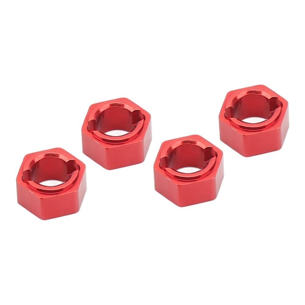 4Pcs Aluminum 7mm Hex Wheel Hubs Adapter Hex Hub Coupler for FMS FCX24 1/24 RC Car RC Car Upgrades