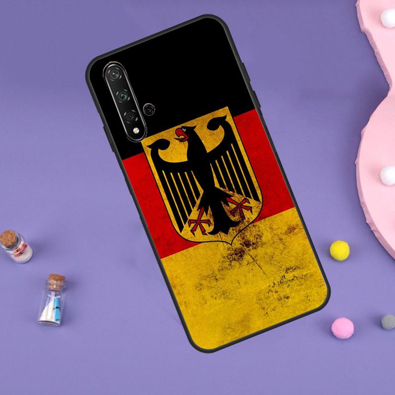 Чехол с флагом Германии и баннером для Huawei Nova 11i 3i 7i 5T 11 9 10 SE Y60 Y61 Y70 Y90 Y91 P20 P40 Lite P30 Pro Cover