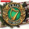 1pc 2d Flat Irish Pride Irish Saint Patrick's Day Harp Ireland Forever Art - 20cm Round Wooden Sign, Wooden Wall Art for Home & Office Decor/Durable