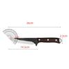 JIN NIANG ZI Hammered Boning KnifeSharp Solid Wood HandleButcher Meat Splitting KnifeStainless Steel Multi-Use Pocket Knife