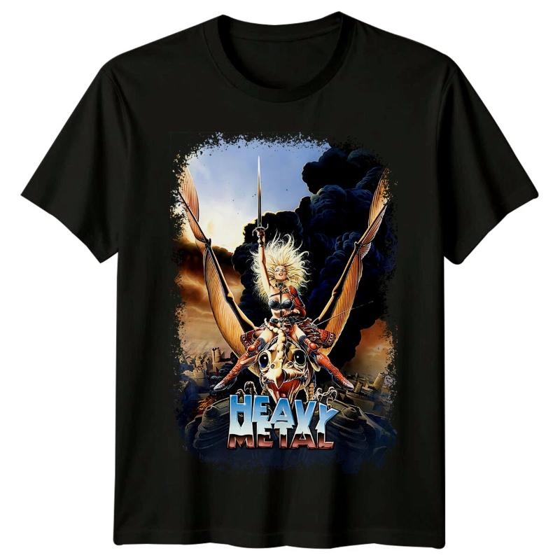 Heavy Metal () Movie Poster Inspired Tshirt Retro S Tee Unisex