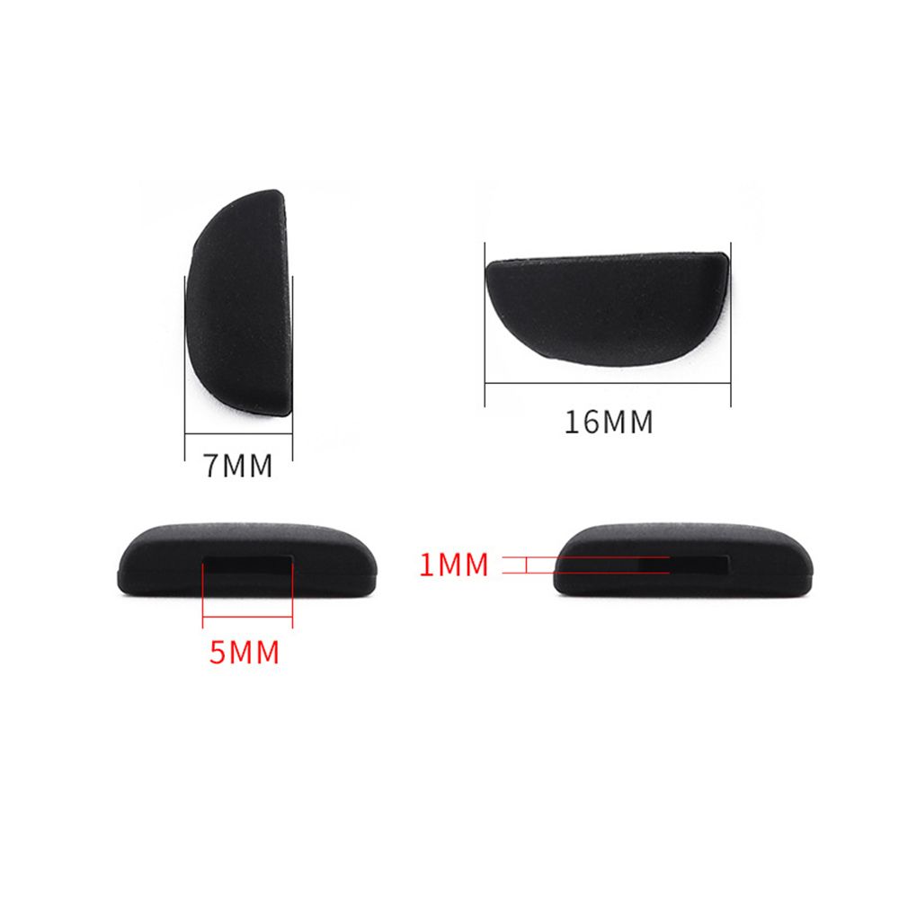 10Pairs/Pack Push On Sunglasses Anti-slip Nosepads Eyeglass Glasses Nose Pads Silicone Nose Pads