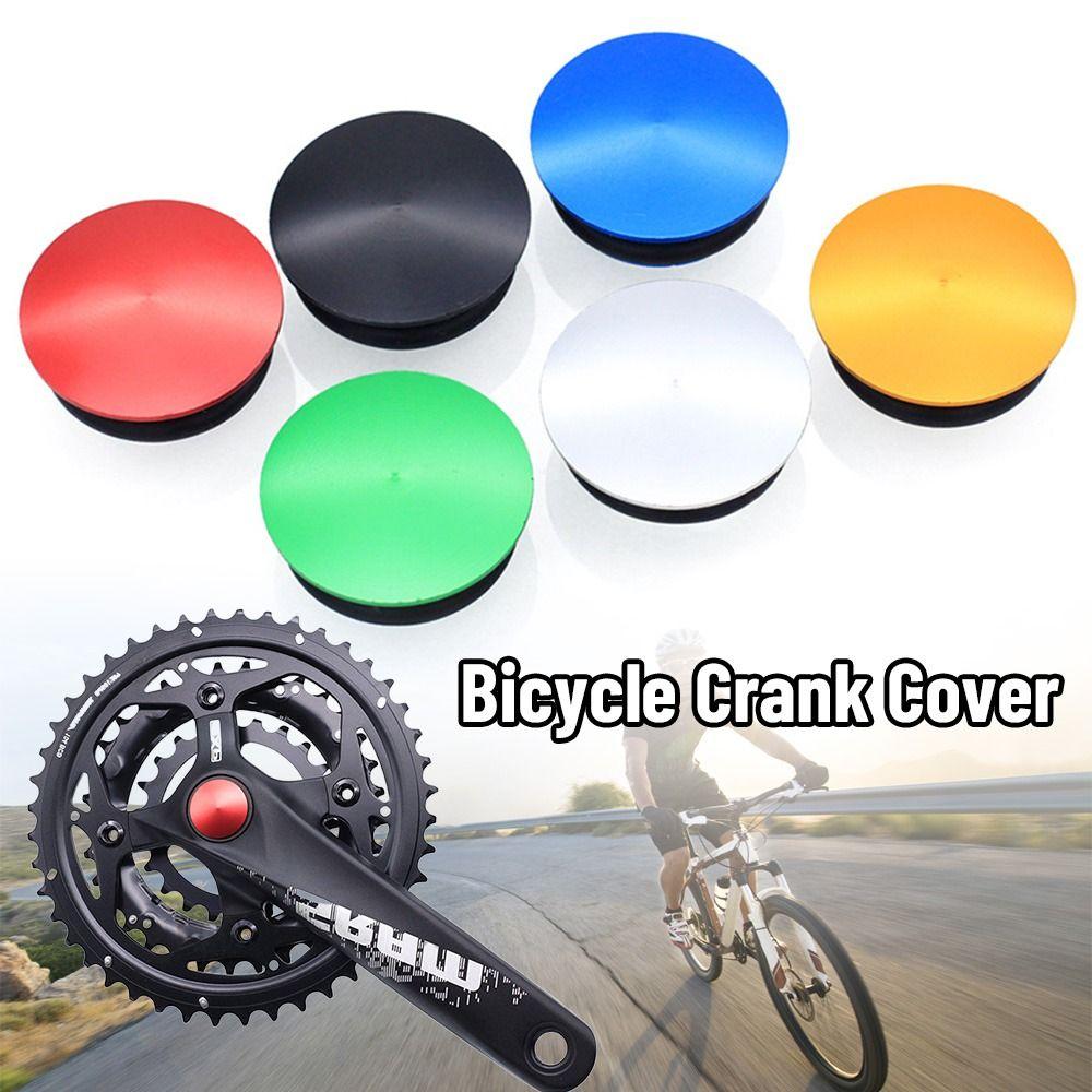 Сплав MTB Складной Велосипед Одна Полая Велосипедная Зубчатая Пластина Шатуны Винт-Заглушка Крышка Шатуна Защита Диска