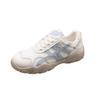 Faux leather mesh super fire Forrest Gump training shoes women's 2025 summer new breathable comfortable soft sole heightening casual sports shoes