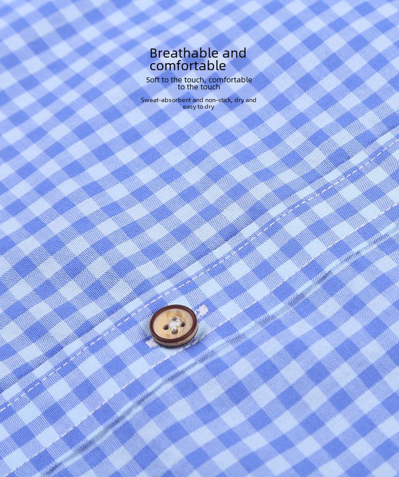 Мужская хлопковая клетчатая куртка-рубашка с длинным рукавом Dongyu в повседневном стиле