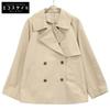 Mila Schoen 500-31104 Beige Chambray Short Coat Coat 44 beigeUsed