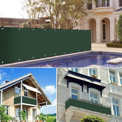 Балконный экран для уединения, ограждение, ветрозащитное покрытие, тент из ткани, защитная сетка от ультрафиолетового излучения для патио, заднего двора, крыльца, перил, наружный тент