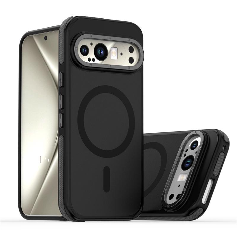 Двухцветный матовый магнитный чехол для Google Pixel 9 Pro и 10 Pro