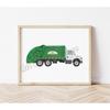 Акварельный Строительный Транспорт Транспортировка Трактор Бульдозер Постер Настенное Искусство Картины Холст Живопись Детская Домашний Декор