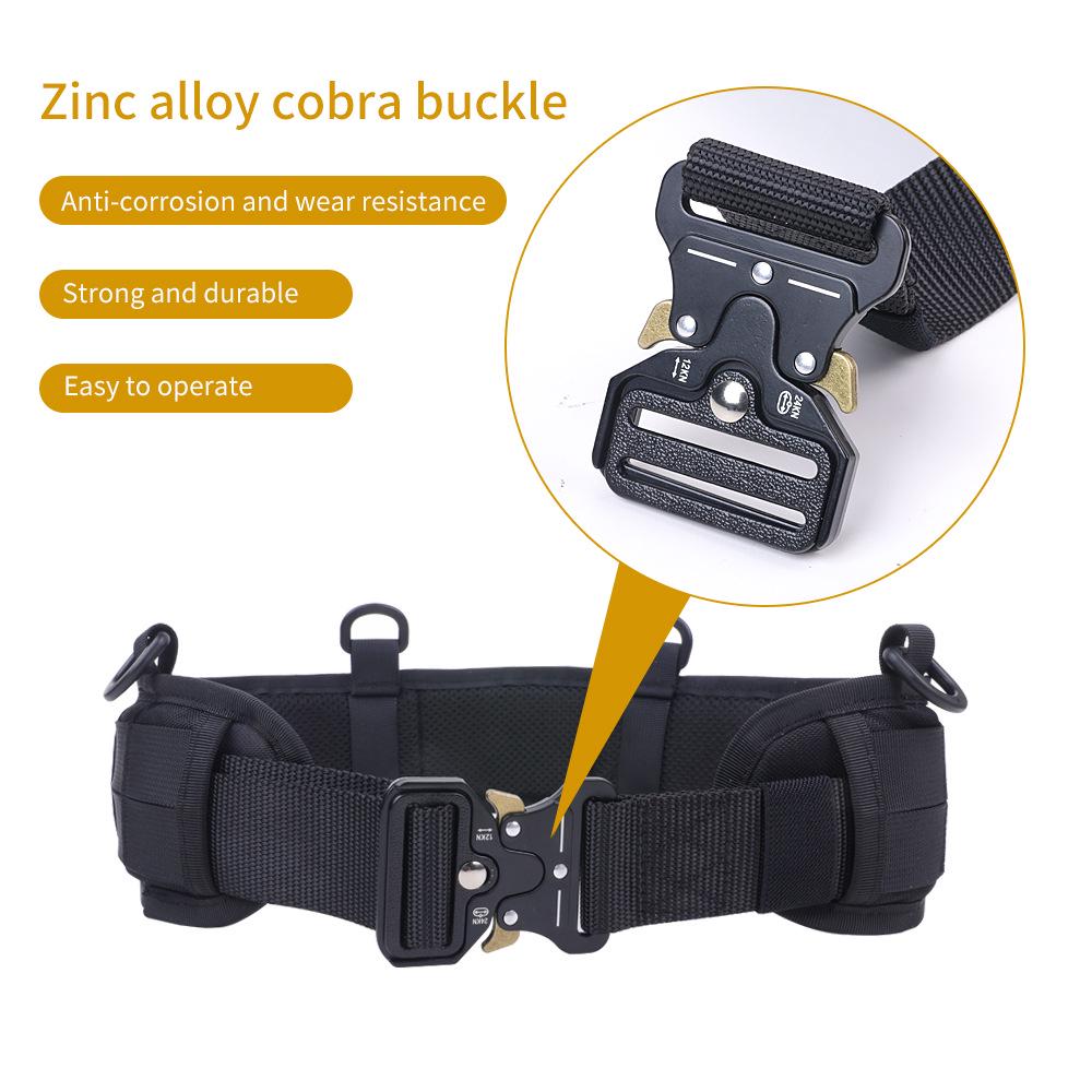 Тактический военный пояс Molle — быстросъемный, многофункциональный поясной уплотнитель из сплава для обеспечения безопасности и тренировок CS.