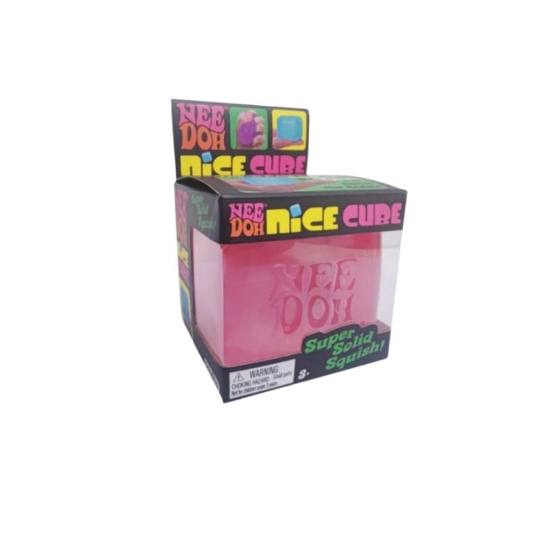 Needoh Nice Cube Сенсорный Сниматель Стресса Игрушка-Фиджет Для Тревоги и Концентрации Настольный Сенсорный Куб Для Взрослых и Детей