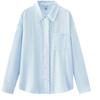Женская оверсайз рубашка Semir из искусственного льна с длинным рукавом