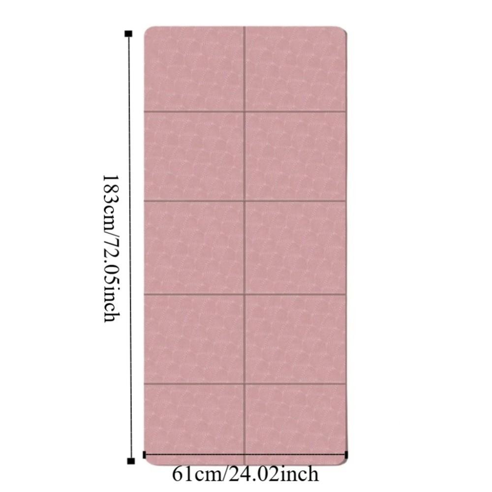 Elastic Foldable Yoga Mat Non-slip Fitness Cushion Foldable Pilates Mat  Gymnastics