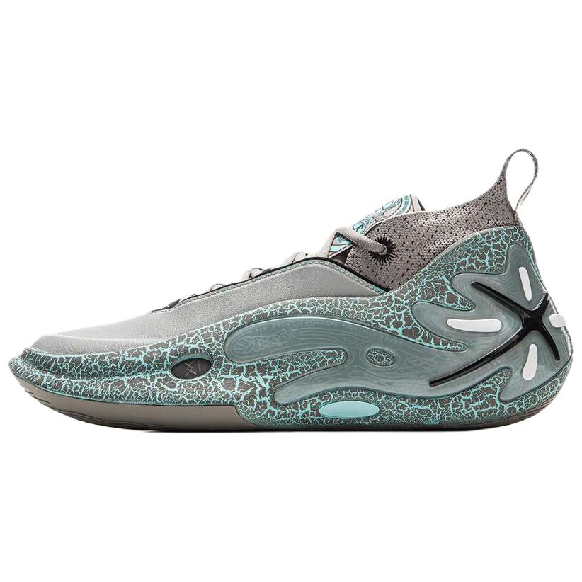 Li Ning Way Of Wade 11 Низкие Повседневные Кроссовки Мужские Зеленый Серый ABAU049-20