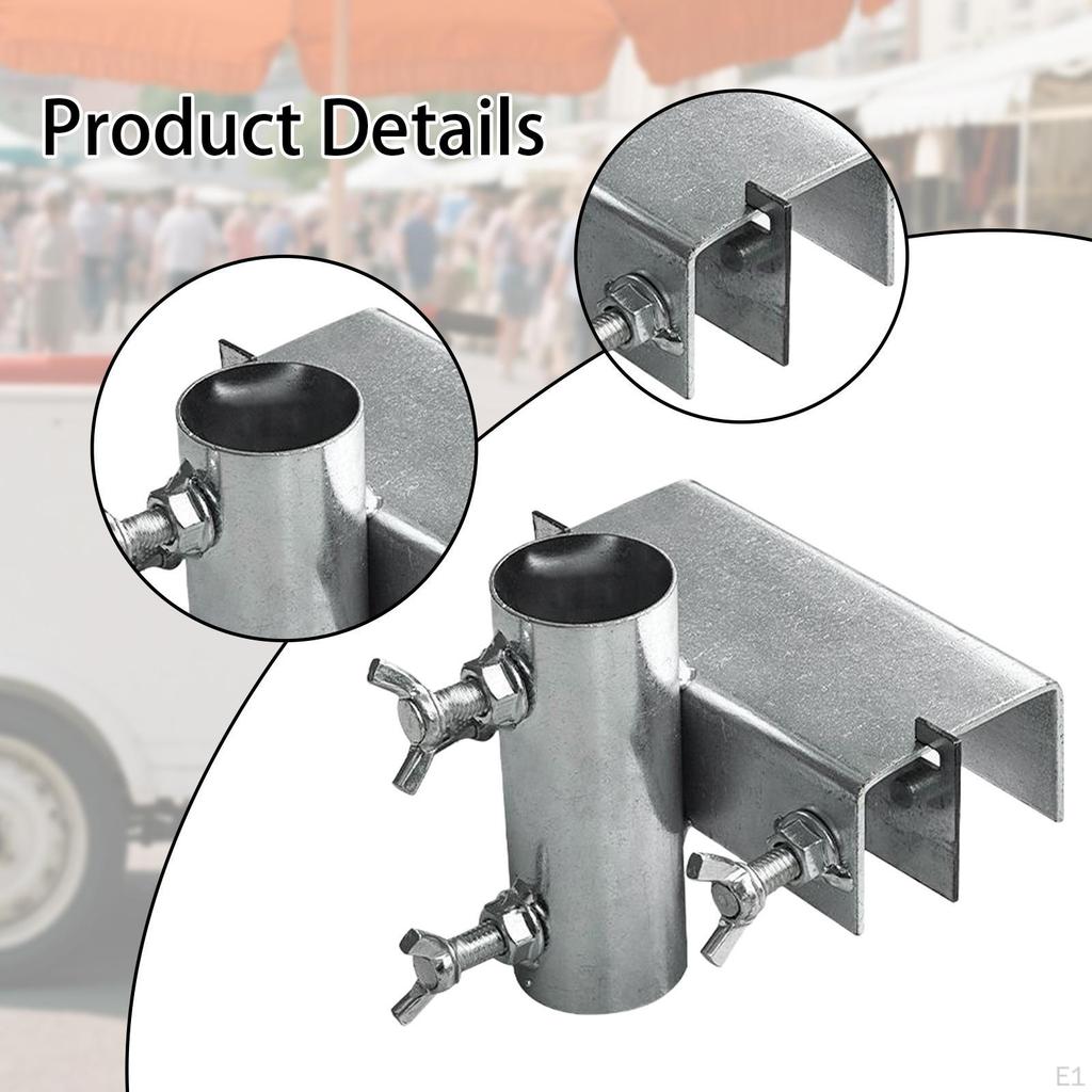 Patio Umbrella Clamp Deck Holder Sturdy Heavy Duty Fixator Parasol for Beach