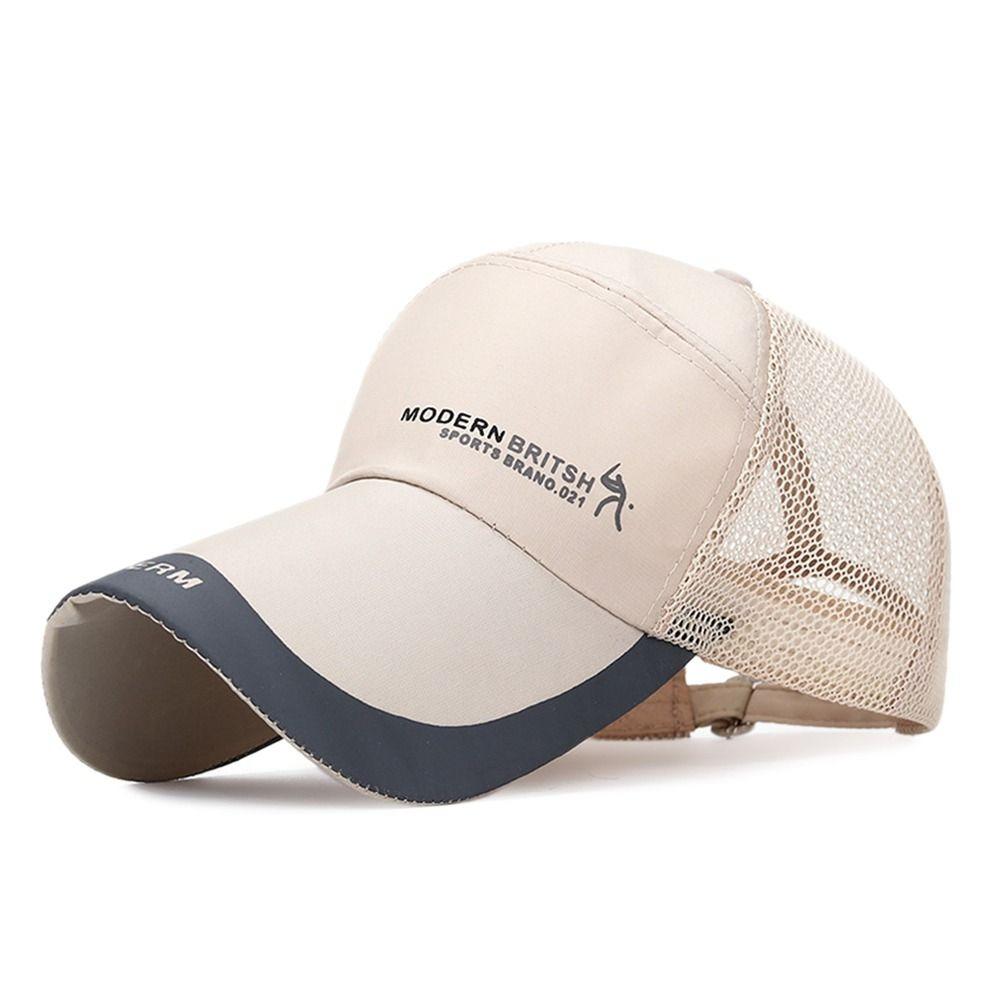 Хлопковые солнцезащитные шляпы Регулируемая спортивная кепка Дышащая бейсболка Женская