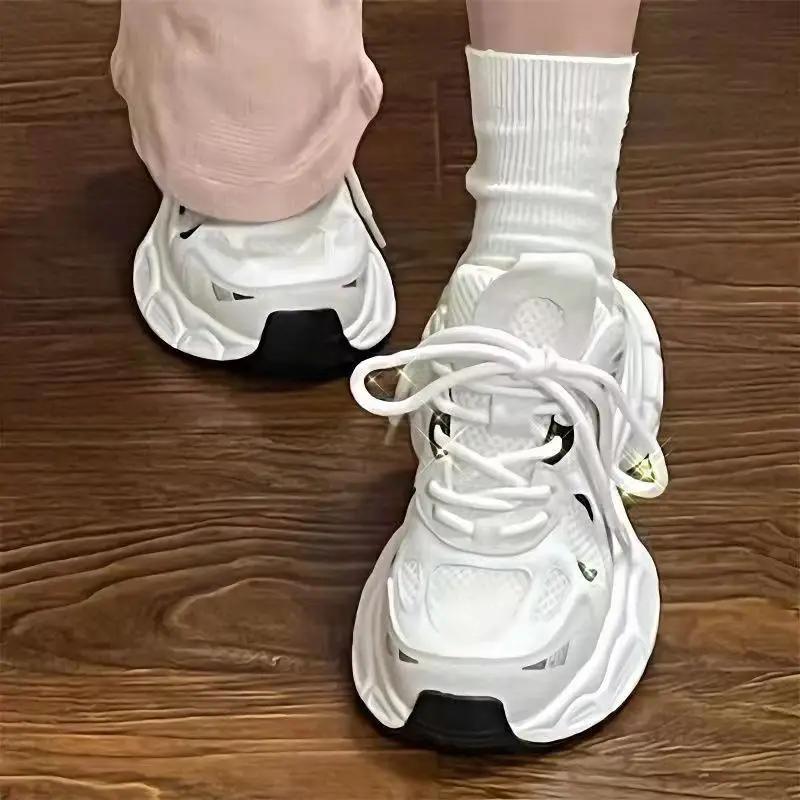 Легкие спортивные кроссовки для женщин в сеточку Campus Style Forrest Gump Daddy All-match Casual Trending Shoes