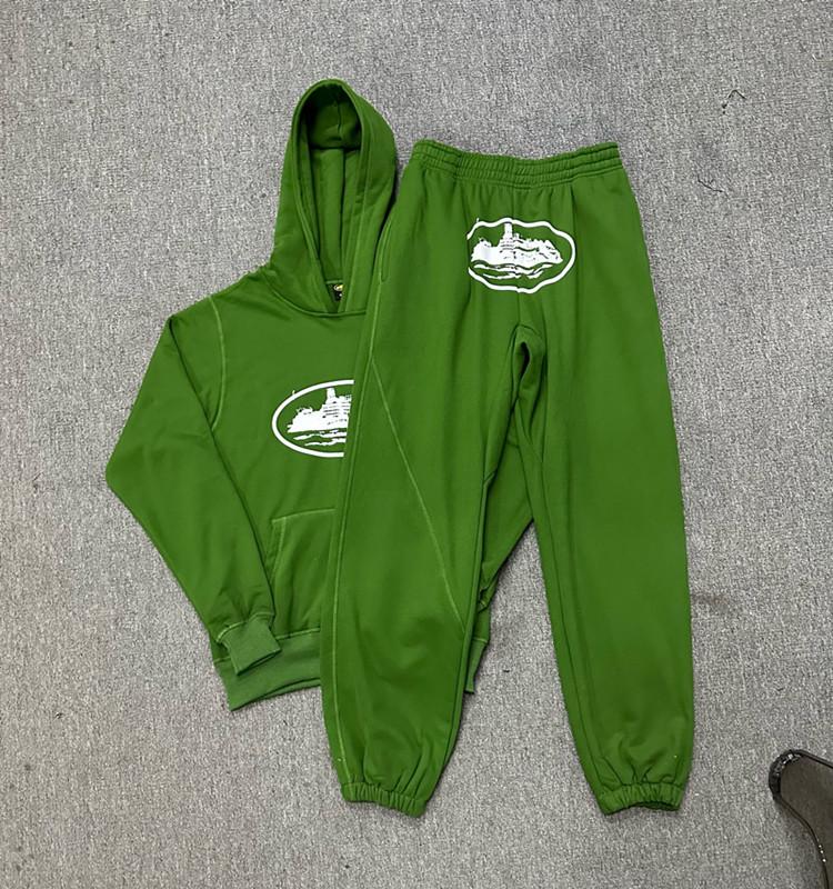 Классический набор: Худи с логотипом парохода и повседневные унисекс спортивные штаны
