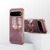 Покрытие Кольцо-подставка Магнитный чехол для телефона для Google Pixel 10 9 Pro XL 9A 8 8A 7 7A 6A 5A для Magsafe Беспроводная зарядка Мягкая крышка