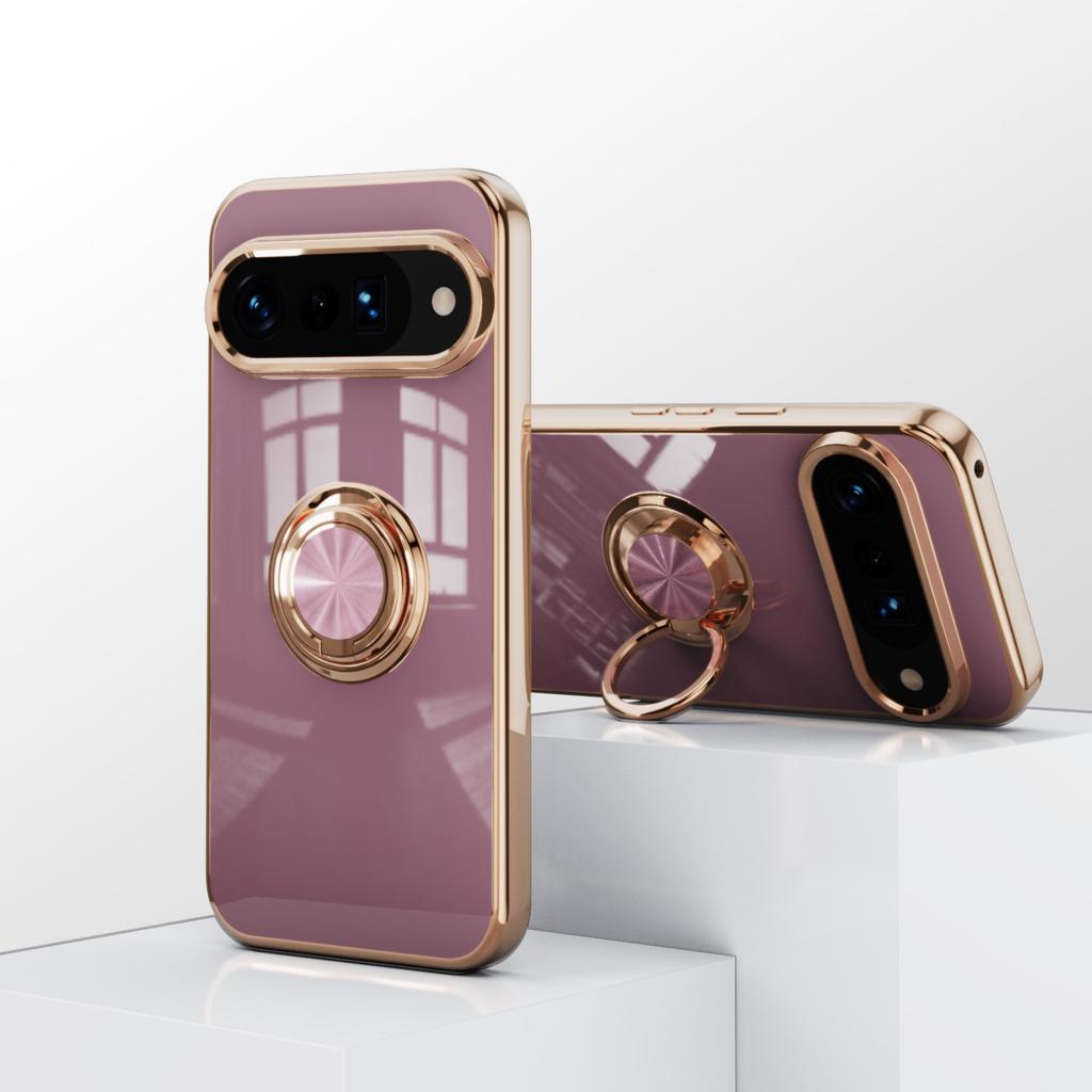 Покрытие Кольцо-подставка Магнитный чехол для телефона для Google Pixel 10 9 Pro XL 9A 8 8A 7 7A 6A 5A для Magsafe Беспроводная зарядка Мягкая крышка