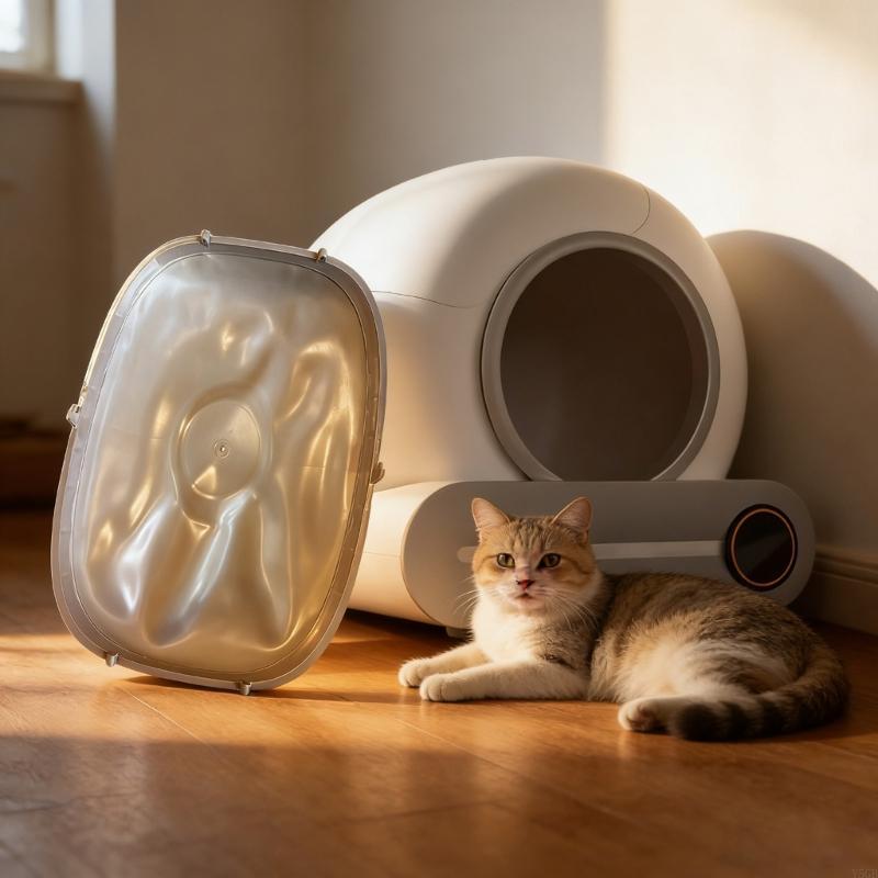 Силиконовая сменная часть для кошачьего туалета Tonepie Selfs Cleaning, водонепроницаемый, герметичный коврик для наполнителя Y5GB