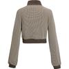(WMNS) Кроп-топ adidas на молнии, приталенная куртка, азиатский размер S, цвет 'Sand Strata', женская KC2645