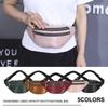High Fashion Ladies Fashion Leather Belt Zipper Large Capacity Waist Bag Sports Shoulder Bag