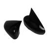 2pcs Side Mirror Cover Door Wing Mirror Cover Cap Replacement for Clio 4 2012 2019 963735617R 963749835R