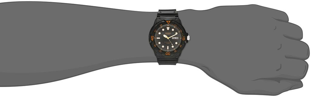 CASIO Standard Analog Watch Black Watch from [Casio] MRW-200H-1EV Men's (Imported Overseas)