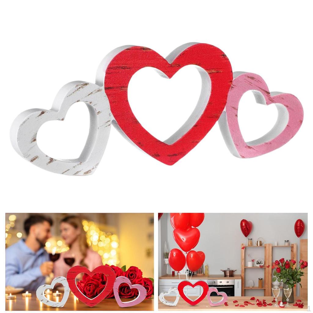 Центральная композиция в виде сердца для украшения стола, Валентинка, поделка, коллекционные предметы, гостиная