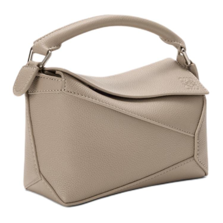 LOEWE Puzzle Calfskin Handbag Mini Women's Clay A510P88X60-5541