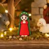 Catholic Church Supplies 50/100 Pcs Mini Virgin Mary Figurines, Miniature Holy Mother Statue, Classic Figures Religious Gifts for Sunday Easter