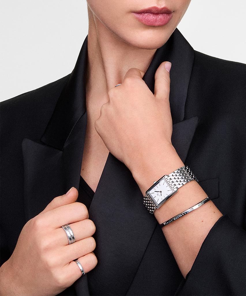 Daniel Wellington Классическое кольцо Aura Duo Простое кольцо с точкой из хирургической стали Кольцо для наслоения