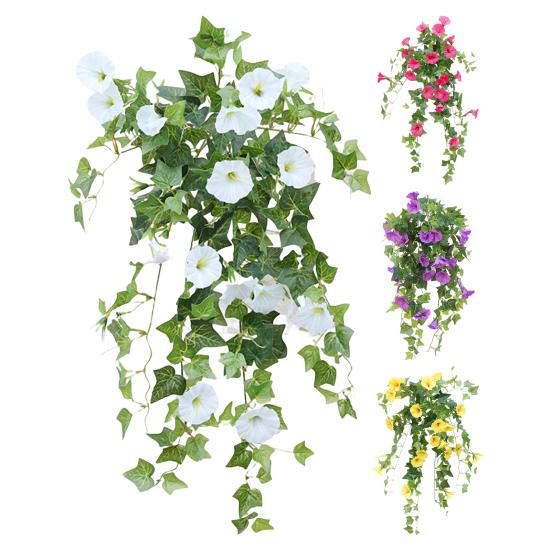 Искусственный шелк цветок реалистичный привлекательный плотный креативный настенный подвес для свадьбы