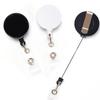 ID Lanyard Retractable Badge Reels Nylon Rope ID Cards Holder Easy-to-pull Buckle  Hospital Use