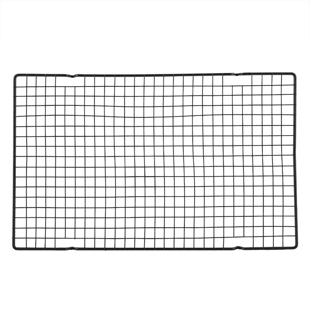 16x10 Inch Baking Cooling Rack Nonstick Surface BBQ Grill Mesh Wire Cooking Net Cooling Pastries