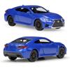1/38 Lexus RC F Sport Coupe Toy Car Model WELLY 1/36 Diecast Metal Vehicle Miniature Pull Back Collection Gift For Boy Children