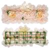 3D Artificial Flower Wall Panel DIY Arched Door Flower Row Wedding Road Lead  Garlands Accessories