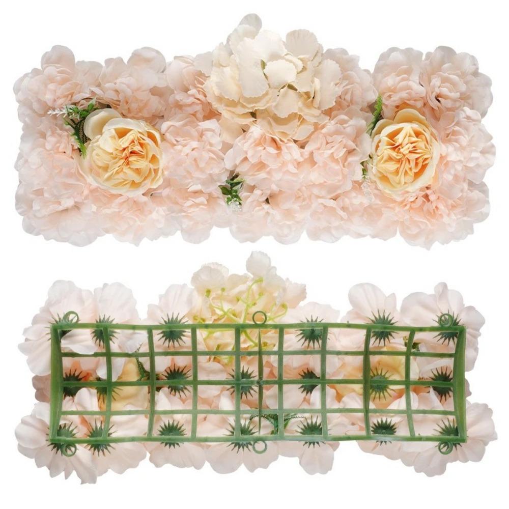 3D Artificial Flower Wall Panel DIY Arched Door Flower Row Wedding Road Lead  Garlands Accessories