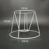 Абажур каркас клетки железная металлическая проволока свет люстра кронштейн держатель лампы для Diy кольцо защитный абажур настольный материал поддержки