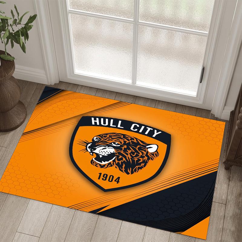 Hull FC Design Crystal Velvet Carpet Cozy Non?Slip Printed Rug For Bedroom Living Room Entrance